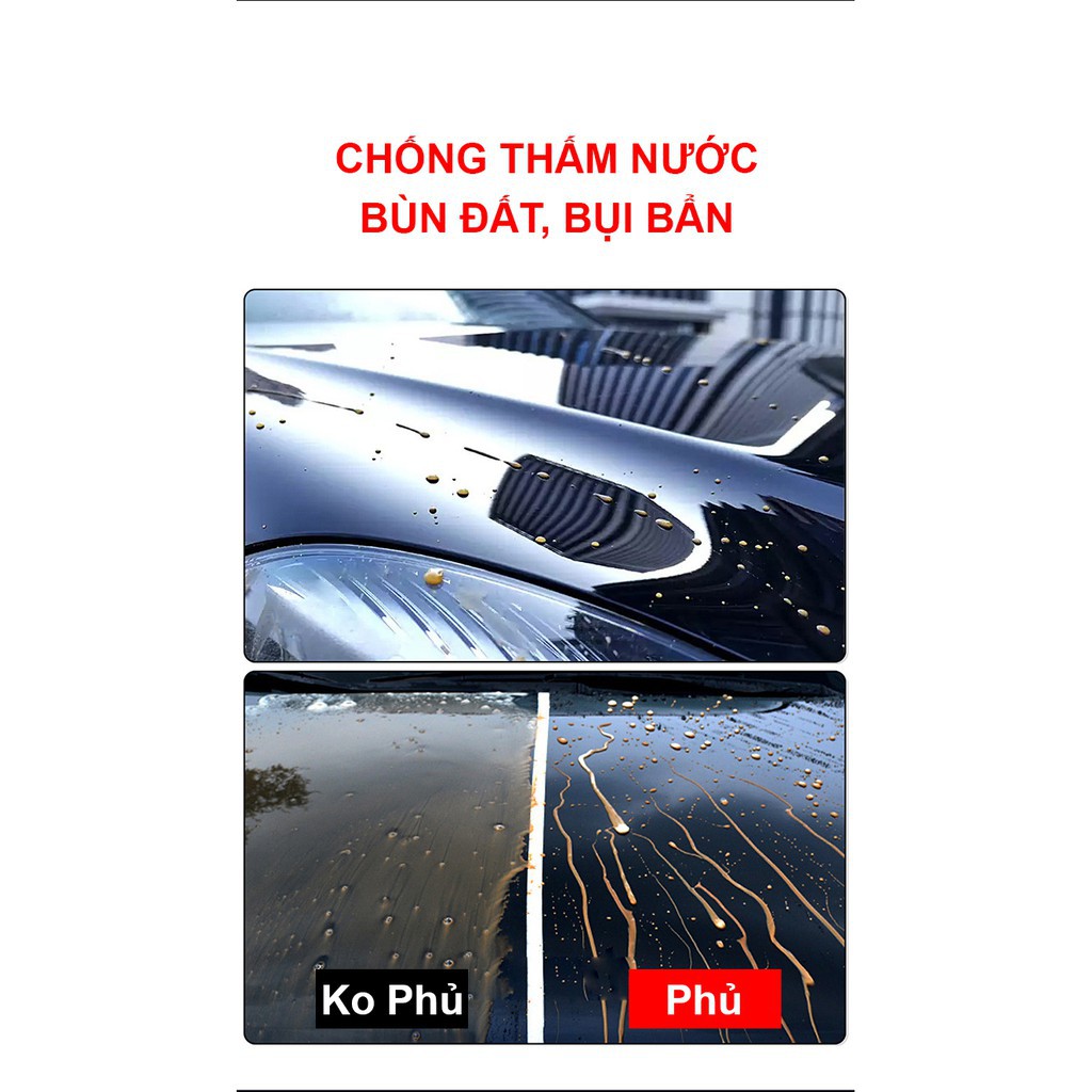 [HÀNG XỊN] Phủ Nano Chống Nước Gương, Kính Ô tô - Tăng Độ Bóng Sơn Xe Hơi  Bơi, Cận DIY DURATY