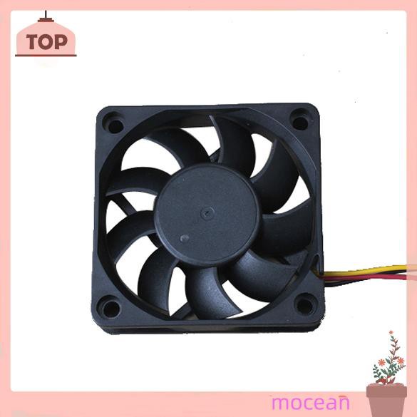 Quạt Tản Nhiệt Mocean 60x60 X 15mm 3 Pin 12v Màu Đen Chuyên Dụng Cho Máy Tính