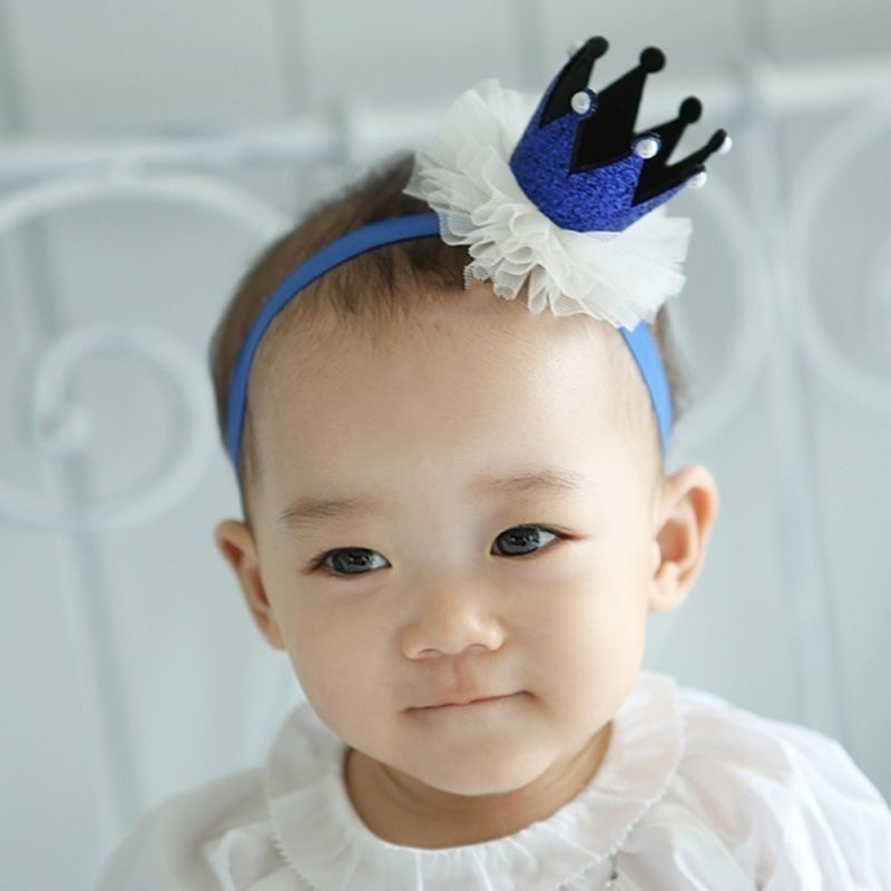 Băng Đô Đính Vương Miện Công Chúa Đáng Yêu Cho Bé Gái