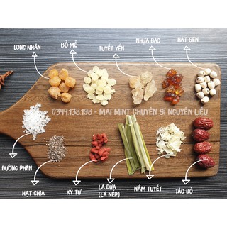 SET CHÈ DƯỠNG NHAN 11 VỊ TÚI NHỎ (Nấu được 6 - 8 chén)