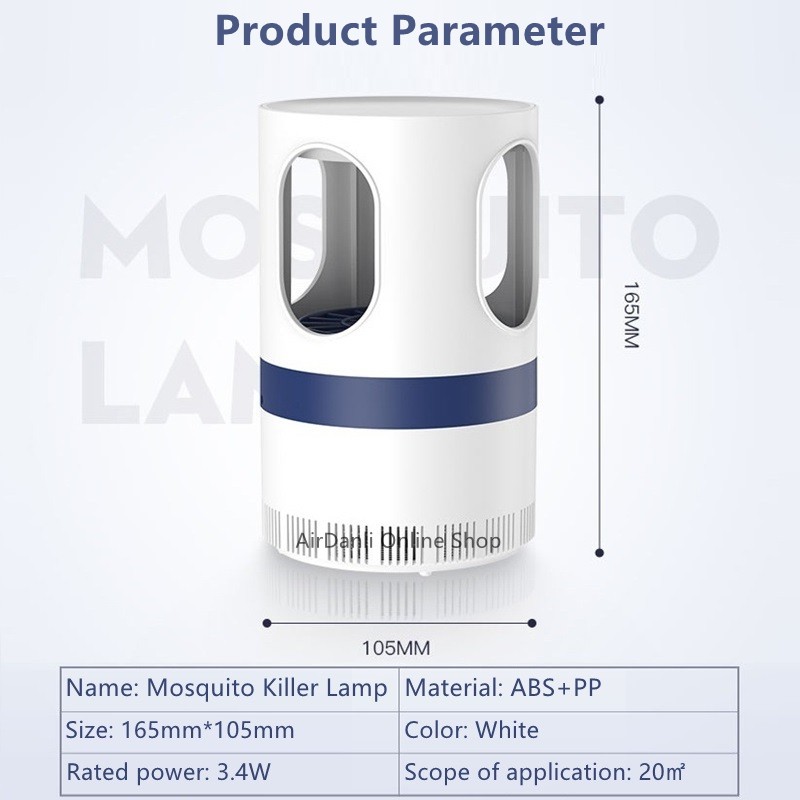 [Photocatalyst Diệt Muỗi] [Giảm Tiếng Ồn] [Bẫy Muỗi Trong Nhà] [Miễn Phí Bức Xạ]