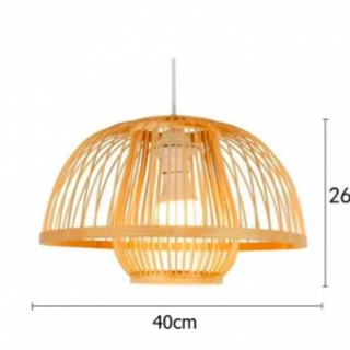 Đèn tre đèn mây tre đèn thả mây tre lồng đèn tre chao đèn mây tre mã 0023