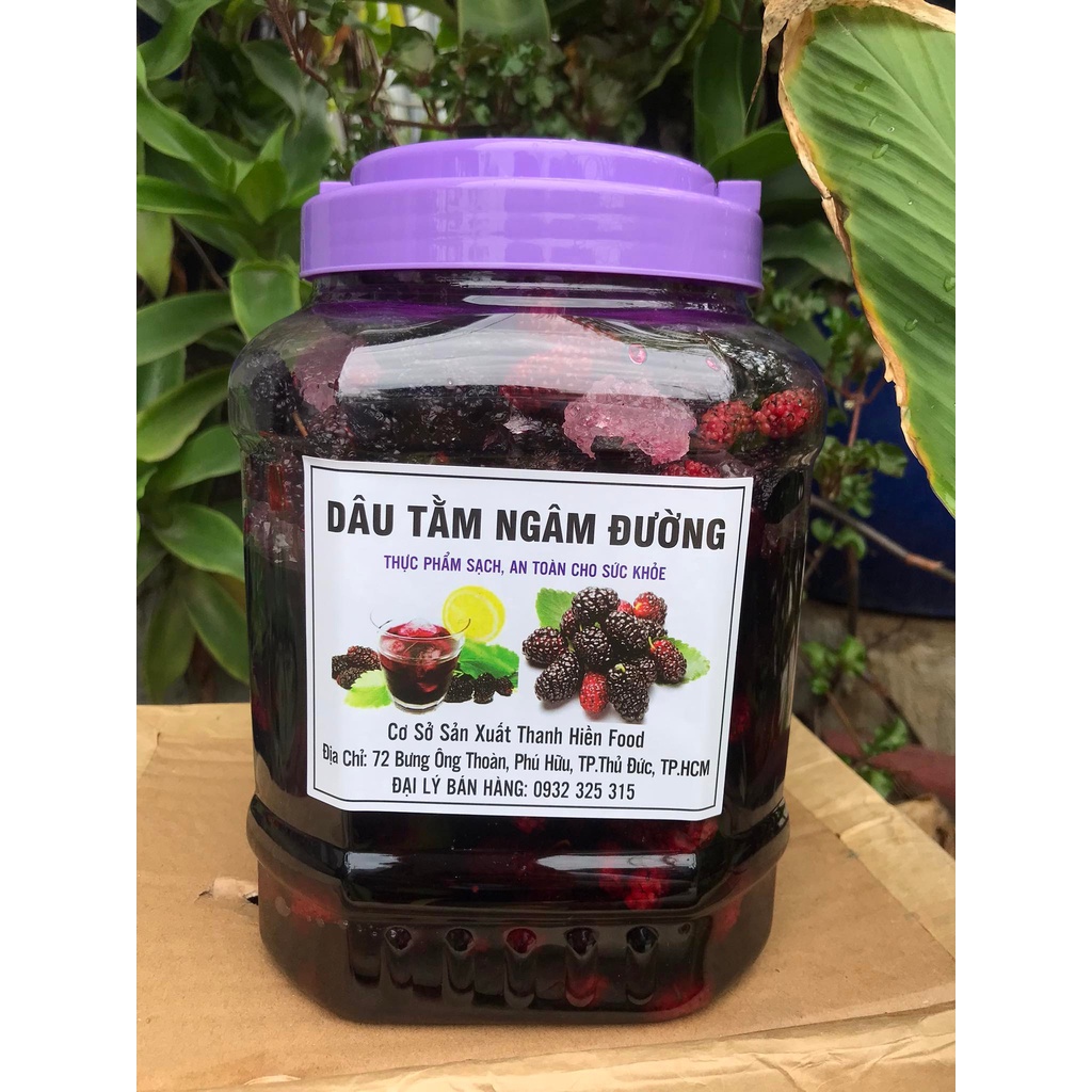 Sirô dâu tằm Đà Lạt chai 1 lít, sirô nguyên chất từ dâu tằm tươi đà lạt