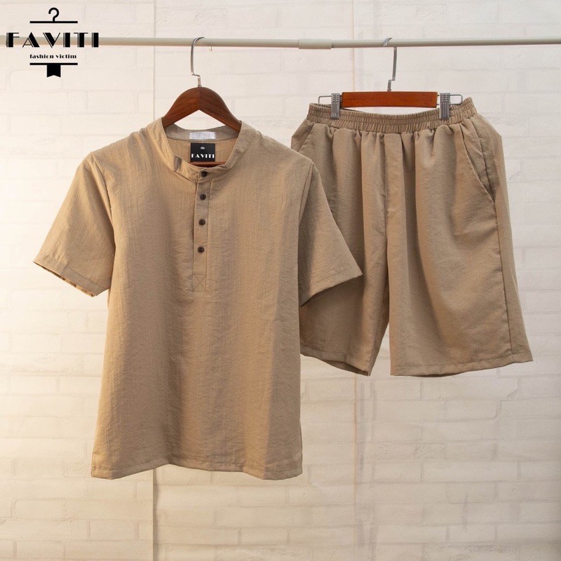 [FREE SHIP] BỘ ĐŨI NAM CỔ PHỐI KHUY | BigBuy360 - bigbuy360.vn