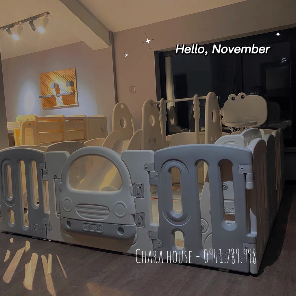 Quây nhựa BabyPods Car cao cấp nhất trong các loại quây có trên thị trường.