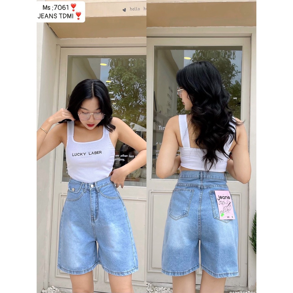 Quần Ngố nữ ống rộng túi thời trang trước