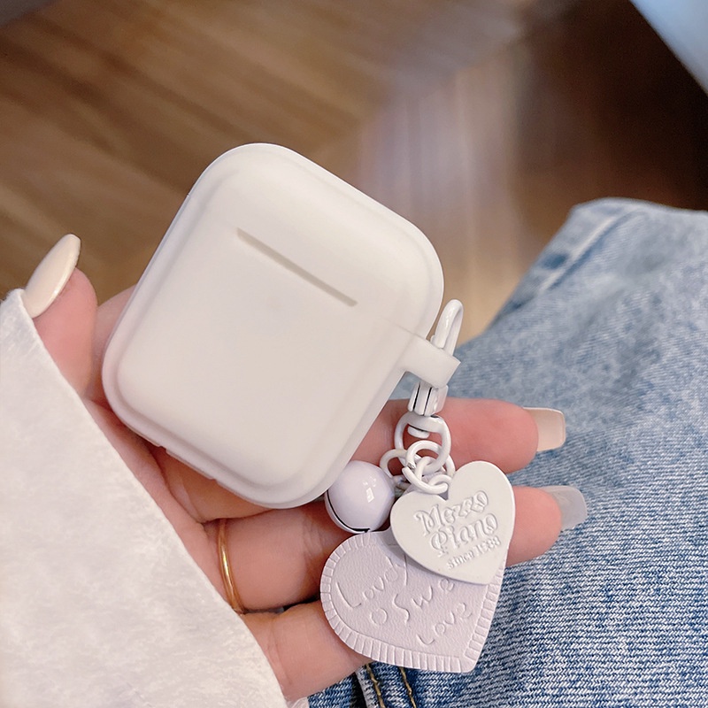 Vỏ Bảo Vệ Hộp Sạc Tai Nghe airpods Pro 3 2nd Generation Bằng Silicon Màu Trắng Sữa Dễ Thương