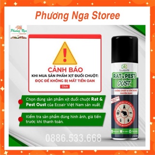 Bình Xịt Chống Chuột Và Côn Trùng RAT & PEST OUST An Toàn Và Hiệu Quả