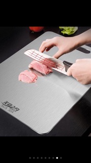 Thớt INOX SUS304, Size 25x35 cm.