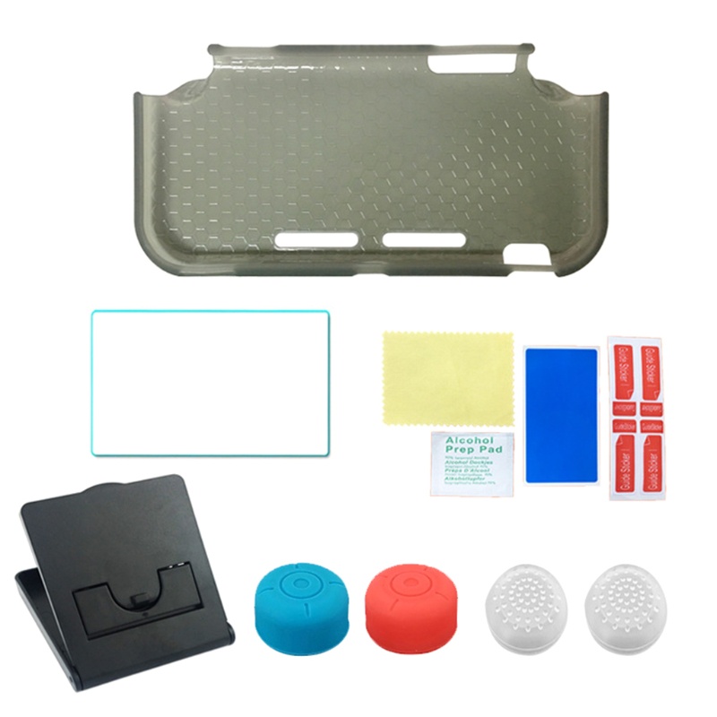 Ốp Bảo Vệ TPU Chống Sốc 7 Trong 1 + Giá Đỡ + Film Dán Màn Hình Cho Switch Lite Mini