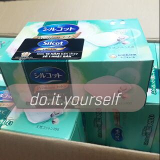 (Hàng nhập khẩu Nhật) Bông tẩy trang Silcot premium cao cấp