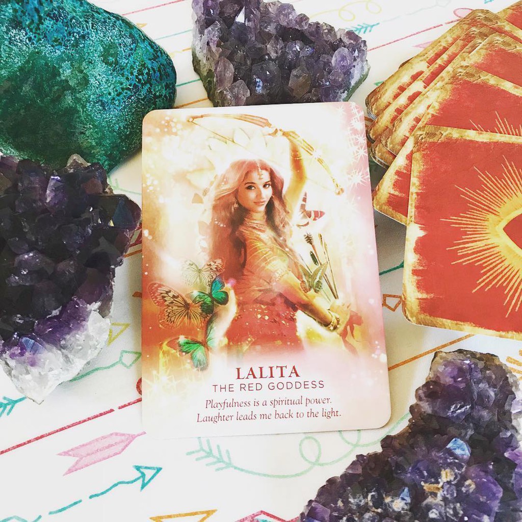 Bộ Bài Divine Feminine Oracle (Mystic House Tarot Shop) - Bài Gốc Authentic Chính Hãng 100%