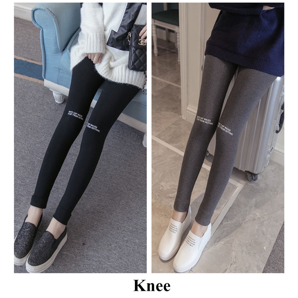 Quần legging cotton cạp cao siêu co giãn mềm mịn