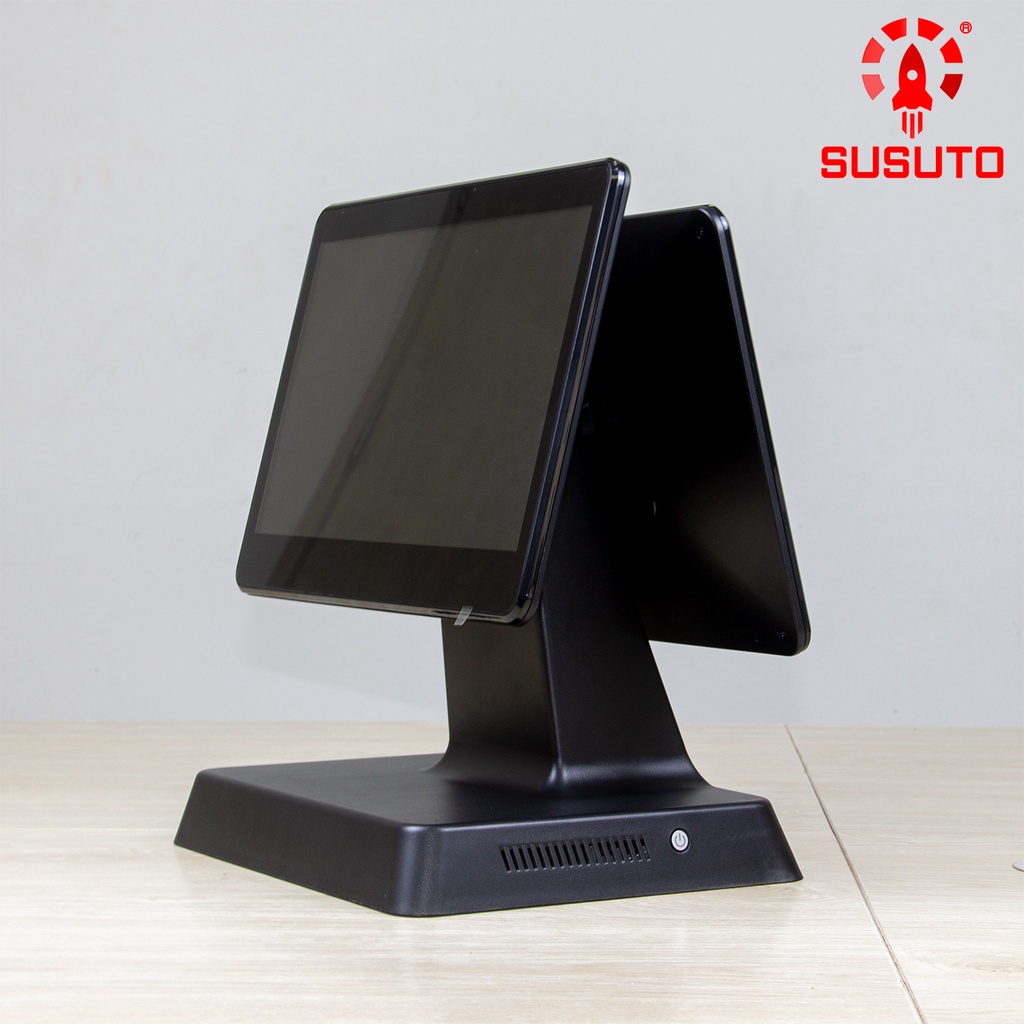 Máy POS bán hàng SC-114AS (J1900, 4G DDR RAM, 64G SSD, 14 inch, Black, 2 màn) | BigBuy360 - bigbuy360.vn