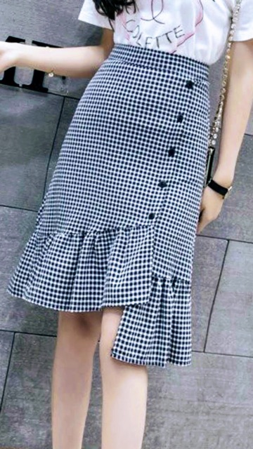 Chân Váy đuôi cá lệch tà dài unisex | BigBuy360 - bigbuy360.vn