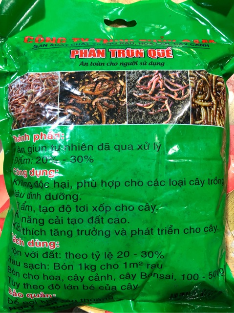 PHÂN TRÙN QUẾ TC (2kg)