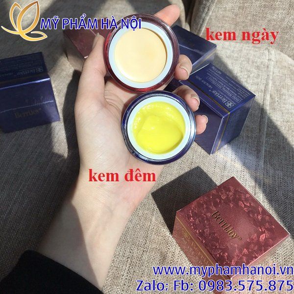 BỘ ĐÔI KEM DƯỠNG TRẮNG DA MỜ NÁM BERRIJOY