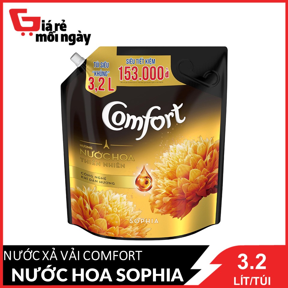 Nước xả vải Hương Nước hoa Sophia 3.2L