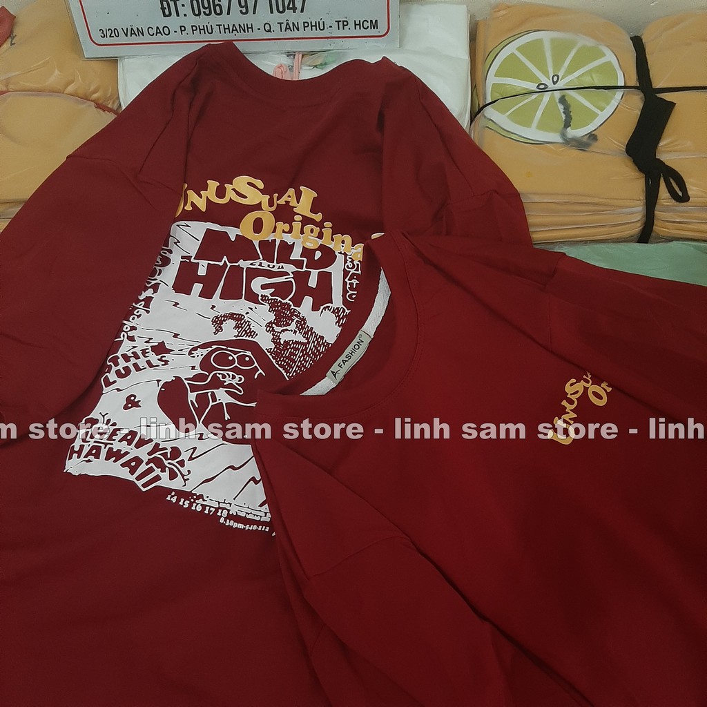 Áo thun tay lỡ nam nữ SAM CLO phông form rộng Unisex, mặc lớp, nhóm, cặp in chữ UNUSUAL original | BigBuy360 - bigbuy360.vn