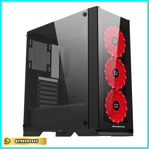 Vỏ Case Xigmatek Sirocon II (Tặng 3 Fan LED Red)