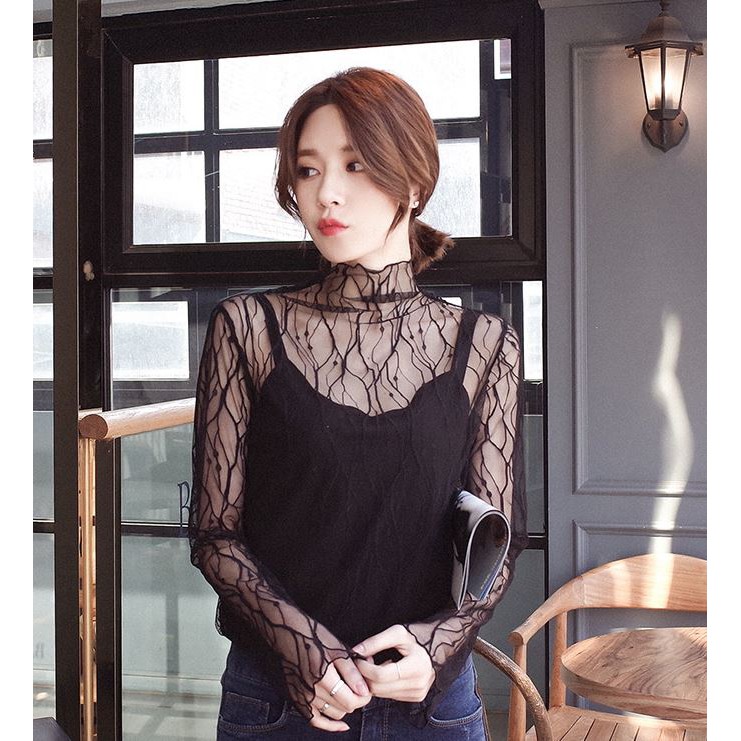 Áo lưới trong suốt áo ren xuyên thấu Quảng Chầu hàng dệt, ôm body sexy 9 kiểu mới lạ | BigBuy360 - bigbuy360.vn