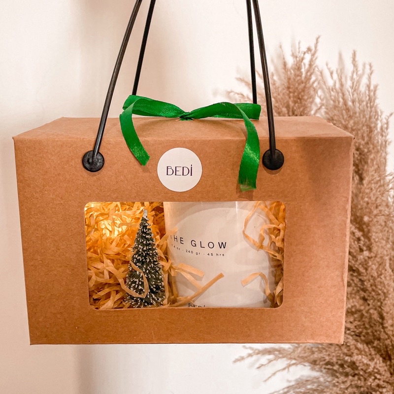 Set quà Giáng sinh có quai xách tiện lợi