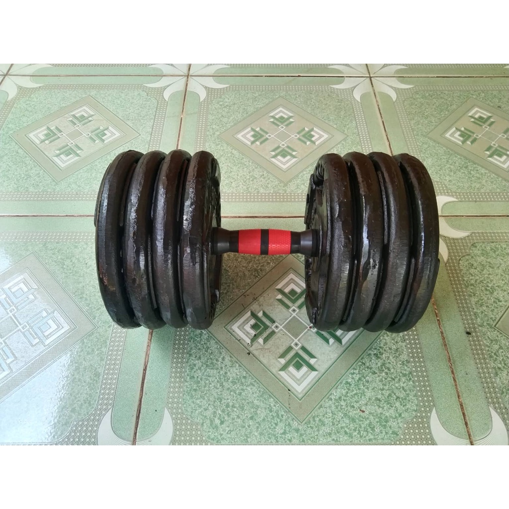 Combo tạ tay 42cm lắp được 40kg tạ gang cho một tay