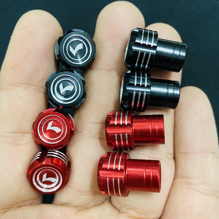 Van vòi Kitaco chất liệu nhôm nhiều màu sắc gắn tất các các dòng xe máy