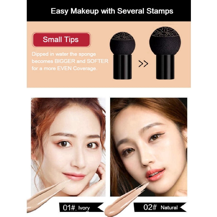 Phấn Nước Air Cushion BB Cream Che Khuyết Điểm Làm Sáng Da Với Màu Sắc Tự Nhiên