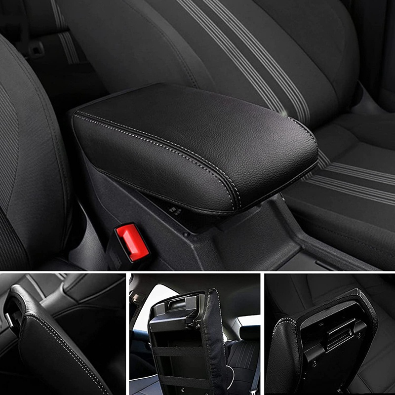 Đệm Da PU Bọc Bệ Tì Tay Cho Xe Hơi Honda CR-V CRV 2017-2021
