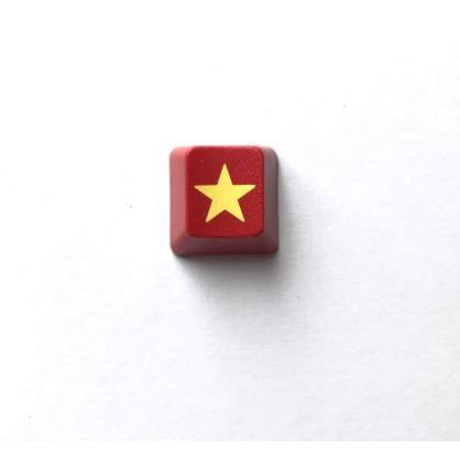 Nút Keycap Sao Vàng Việt Nam dành cho bàn phím cơ