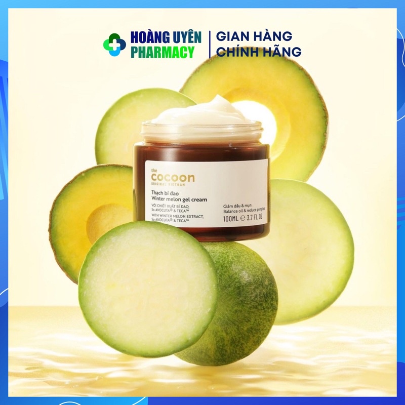 Kem dưỡng thạch bí đao Cocoon 30ml/100ml