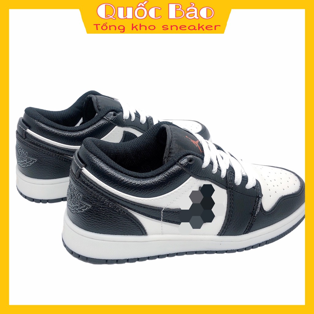 Giày Thể Thao Sneaker Nam\Nữ Đen Đế Mềm Chất Liệu Da Cao Cấp - NJT1