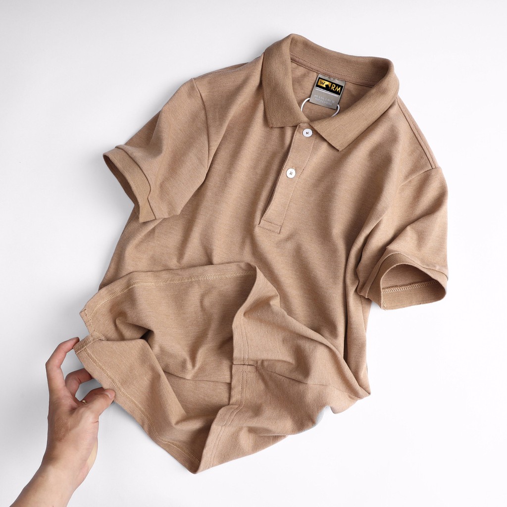 [ Freeship + Mã Giảm Giá 50K ] Polo Nam Trơn, Áo Polo Vải Cotton Cao Cấp 12 Màu Đơn Giãn Màu Trẻ Trung - W REAL M | BigBuy360 - bigbuy360.vn