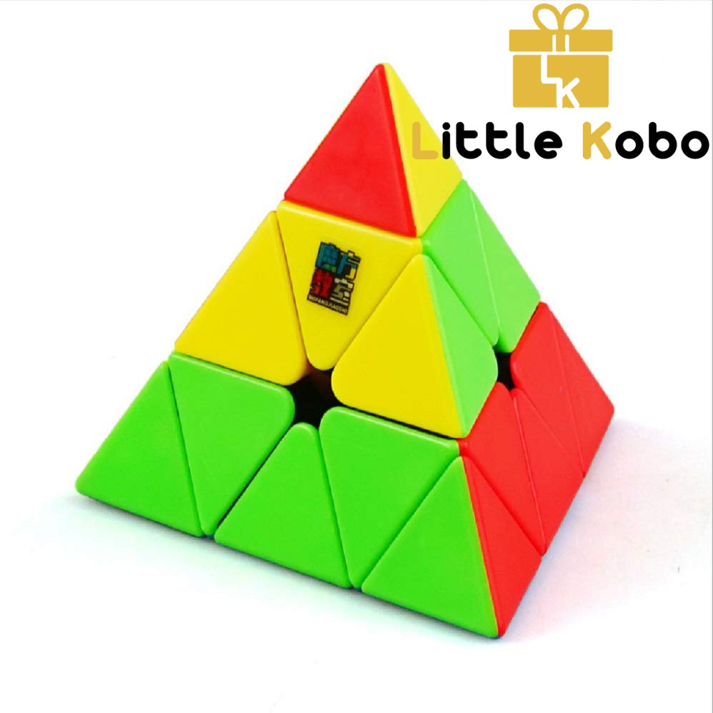 [sx6319] Rubik Pyraminx Stickerless MoYu MeiLong MFJS Rubik Tam Giác