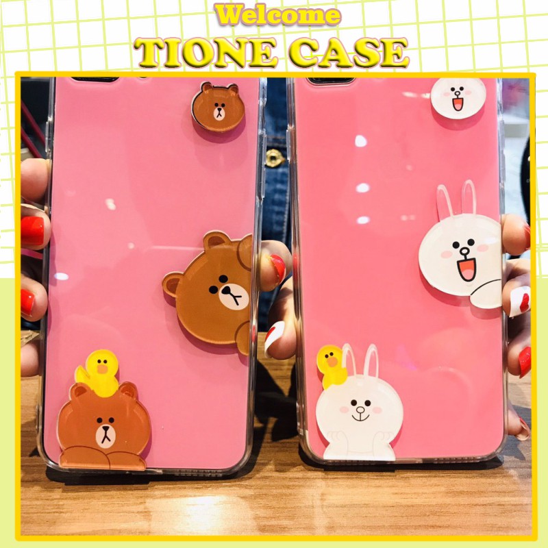 Siêu khuyễn mãi [ IPHONE ] Ốp Lưng Gấu Thỏ Cartoon 3D