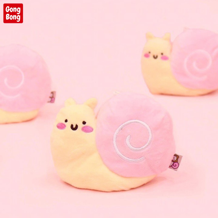 Ốc sên cảm xúc shop gấu bông 2 mặt siêu xinh ae bạch tuộc cảm xúc nhồi bông Reversible Snail  Gong Bong store