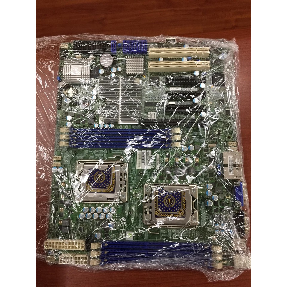 Combo bo mạch chủ Main X8DTL DUAL LGA 1366 CPU +2 Cpu X5650 2,66Ghz 6 core 12 Thread