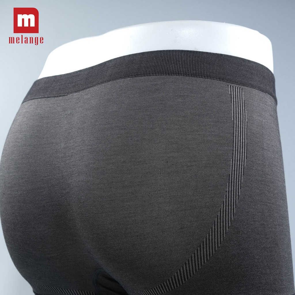 Combo 3 Quần Lót, Quần Sịp Boxer Nam Melange Chất Liệu Bamboo Kháng Khuẩn, Khử Mùi, Mềm Mại, Thoáng Mát - MB.22.08