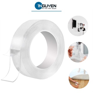Băng Keo 2 Mặt Đa Năng Trong Suốt Siêu Dính Trên Mọi Bề Mặt