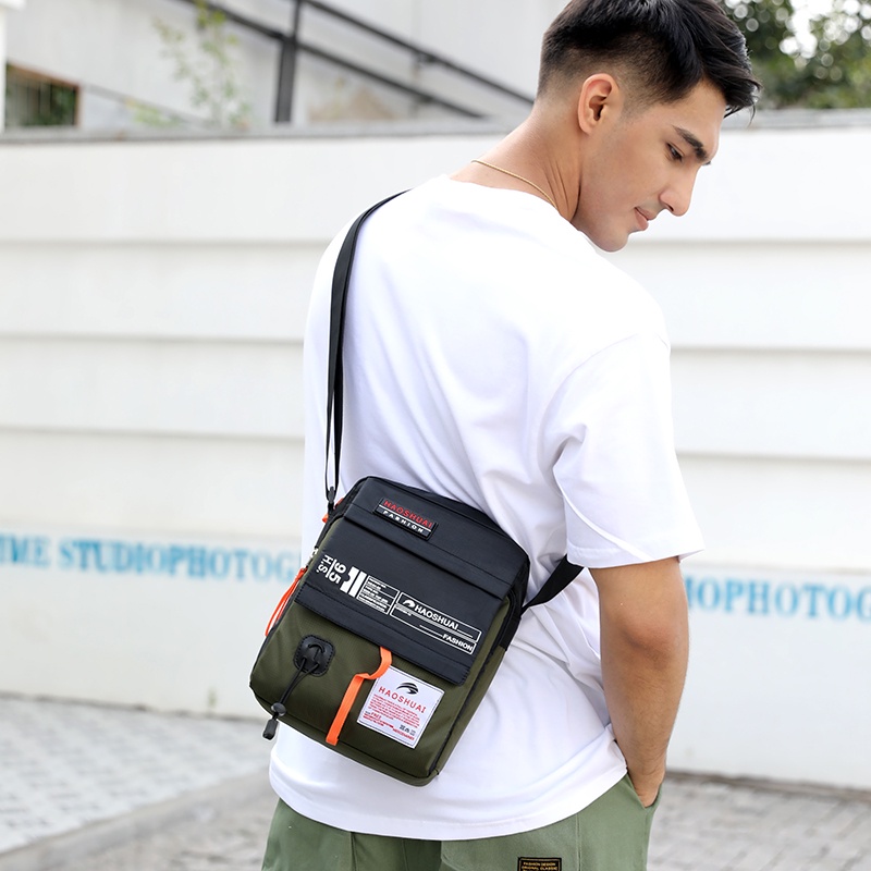 Túi Đeo Chéo Ngực Chống Thấm Nước Thời Trang Cho Nam