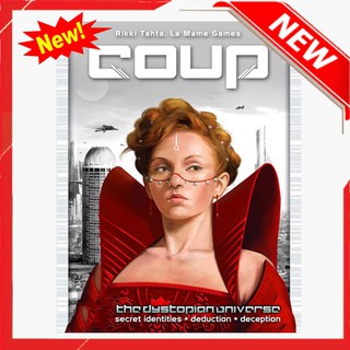 Đồ chơi Board game cuộc chiến quyền lực Coup kích thước 11x14cm, game thẻ bài cho gia đình giải trí