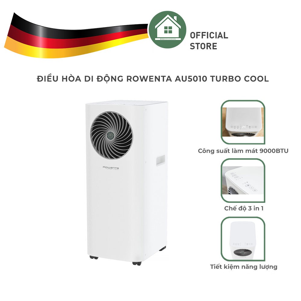 Điều Hòa Di Động Rowenta AU5010 Turbo Cool - Nhập Khẩu Từ Đức