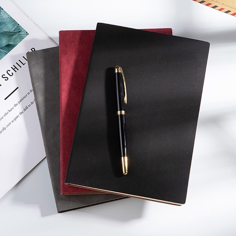 Sổ Tay Bìa Da Mềm Dày Sáng Tạo Khổ A5