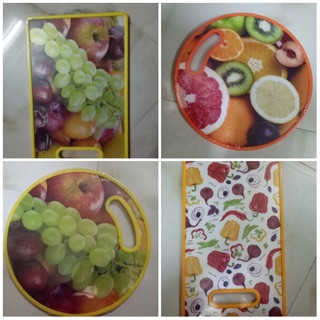 Thớt nhựa hình hoa quả