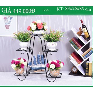 Kệ sắt, giá sắt để chậu hoa, cây cảnh, kệ trang trí chắc chắn