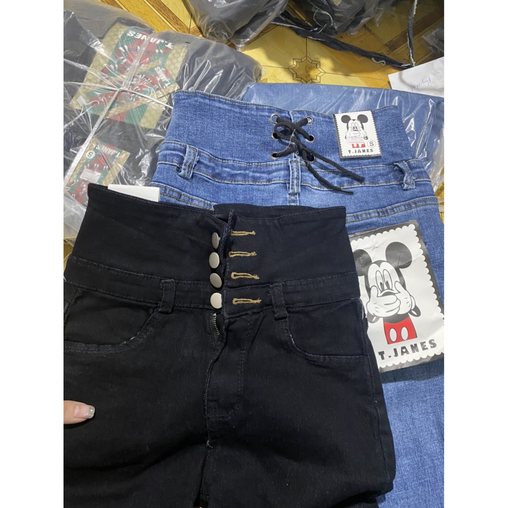 Quần jean cạp cao FREESHIP 50K | BigBuy360 - bigbuy360.vn