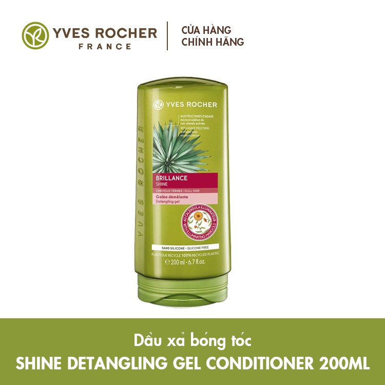 Dầu Xả Chăm Sóc Tóc Xỉn Màu Yves Rocher Shine Detangling Gel 200ml