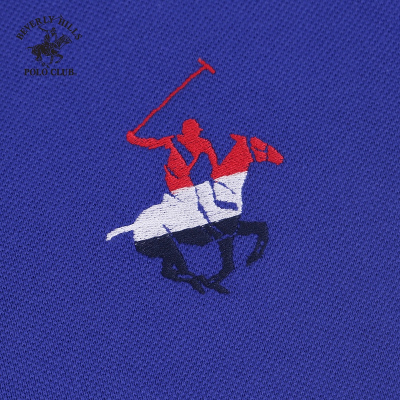 Beverly Hills Polo Club - Áo polo ngắn tay Nam Regularfit cotton Xanh biển - BHPC PMRSS20TL052