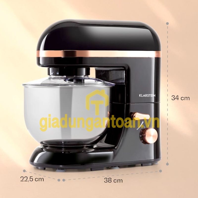 Máy trộn bột đánh trứng quết chả đa năng Klarstein Bella Elegance 2000W - Hàng chính hãng